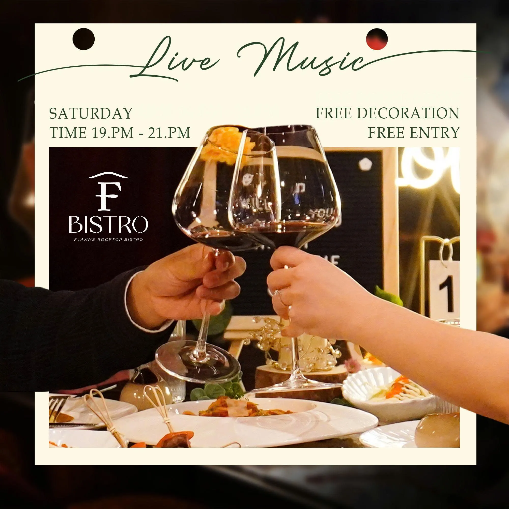 🎸 WEEKEND VIBES - LÊN ĐỒ ĐI CHILL– LIVE MUSIC ĐÃ SẴN SÀNG TẠI F-BISTRO