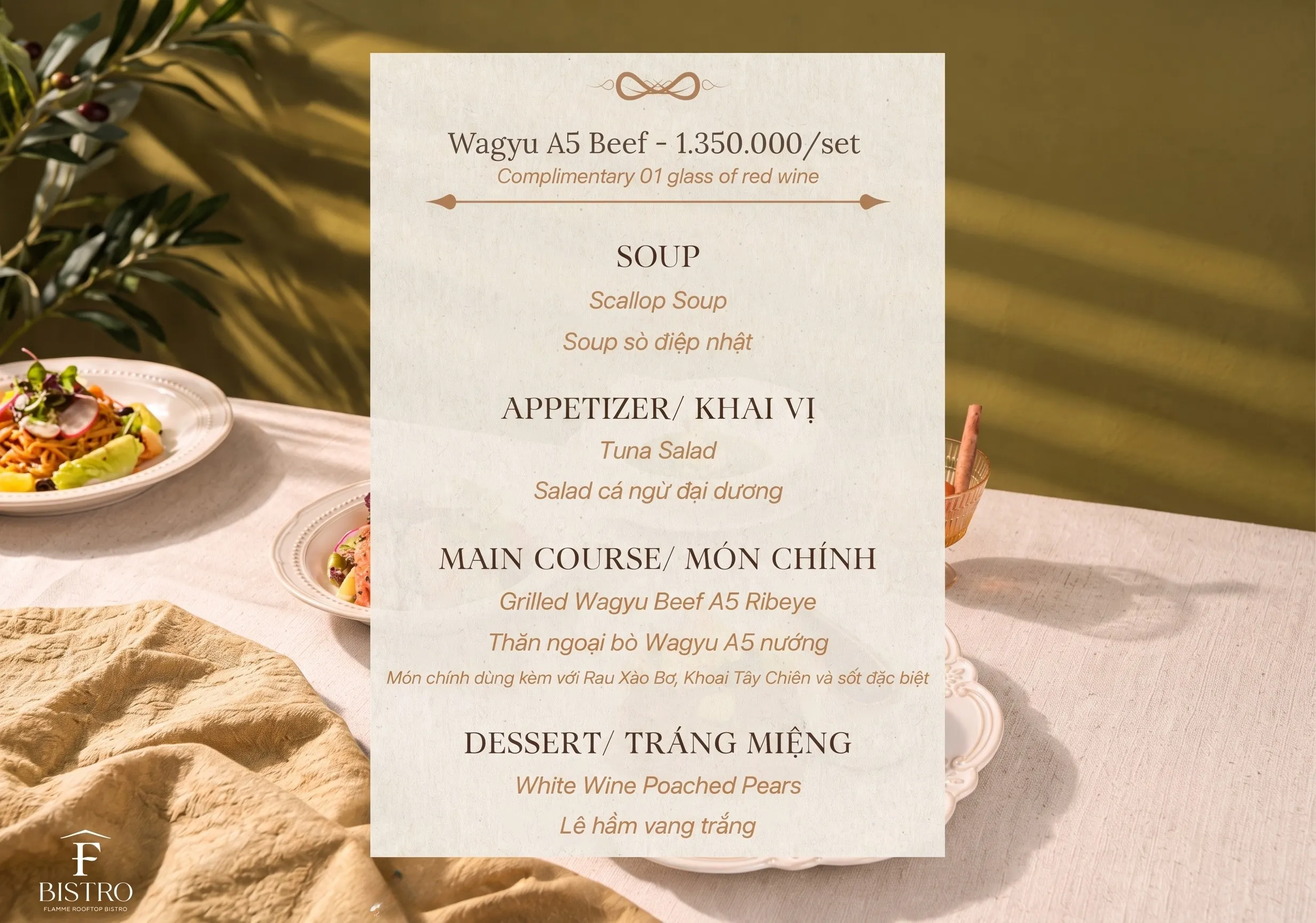 HITACHI WAGYU A5 SET MENU: TRỌN VỊ TINH TẾ CHO ĐÊM HẸN HÒ HOÀN HẢO